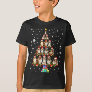 Shetland Sheepdog Christmas Tree Funny Sheltie Xma T-Shirt