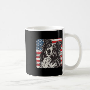 Shetland Sheepdog Dog American Patriot Tee Indepen Coffee Mug