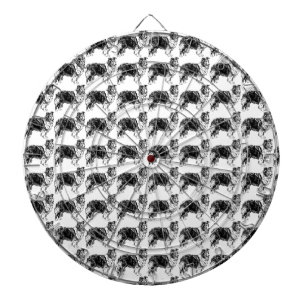 Shetland Sheepdog Drawing Dartboard