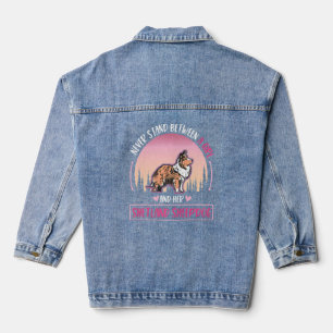 Shetland Sheepdog Girl Mini Collie Sheltie    Denim Jacket