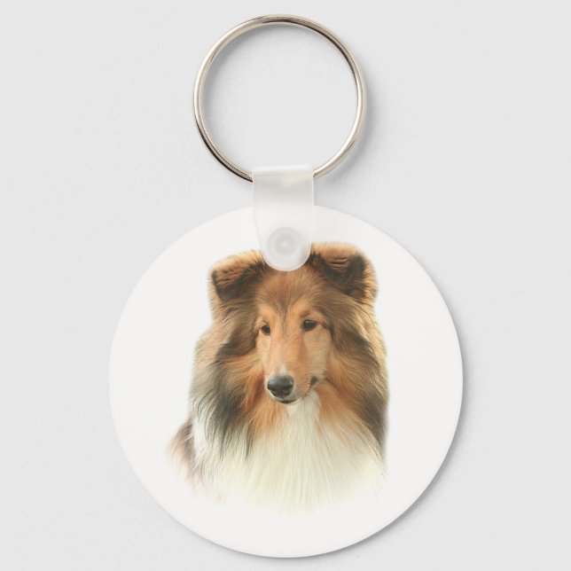 Shetland Sheepdog Keychain (Front)