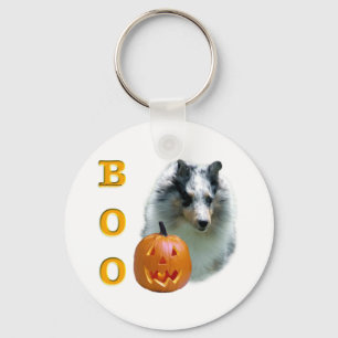 Shetland Sheepdog (merle) Boo Key Ring