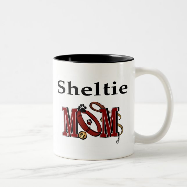 Shetland Sheepdog Mum Mug (Right)