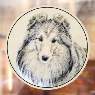 Shetland Sheepdog Painting - Cute Original Dog Art