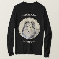 Shetland Sheepdog Painting - Cute Original Dog Art
