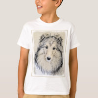 Shetland Sheepdog Painting - Cute Original Dog Art