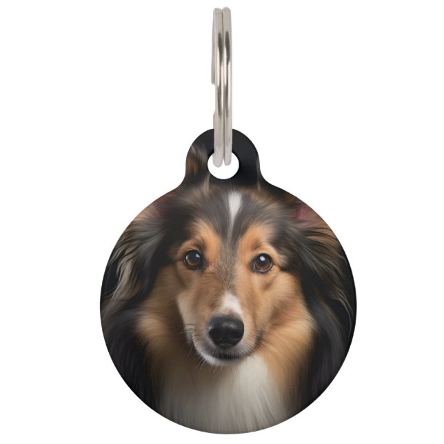 Shetland Sheepdog Pet Tag (Front)