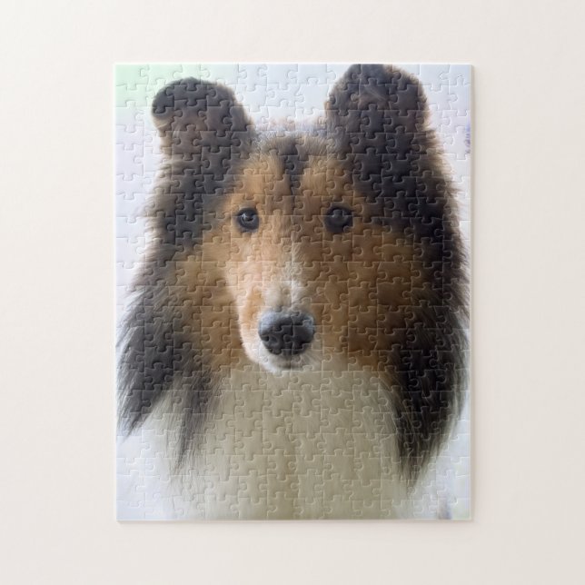 Shetland Sheepdog Photo Jigsaw Puzzle (Vertical)