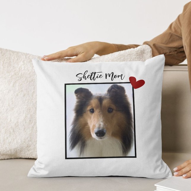 Shetland Sheepdog Photo Sheltie Mum Cushion (Creator Uploaded)