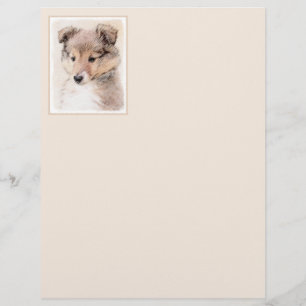 Shetland Sheepdog Puppy Painting Original Dog Art