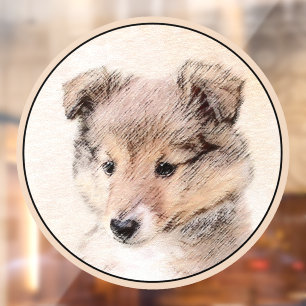 Shetland Sheepdog Puppy Painting Original Dog Art
