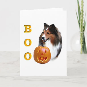 Shetland Sheepdog (sable) Boo Card