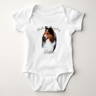 Shetland Sheepdog (sable) Mum 2 Baby Bodysuit
