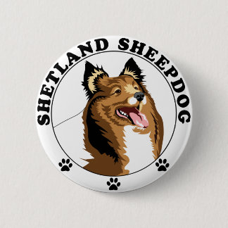 Shetland Sheepdog - Sheltie 6 Cm Round Badge