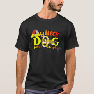 Shetland Sheepdog Sheltie Agility T-Shirt