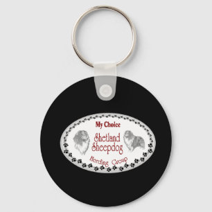 Shetland Sheepdog Sheltie Gifts Key Ring