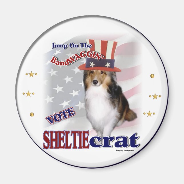 Shetland Sheepdog Sheltie Gifts Magnet (Front)