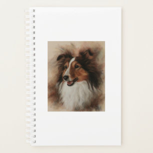 Shetland Sheepdog Sheltie smiling Planner