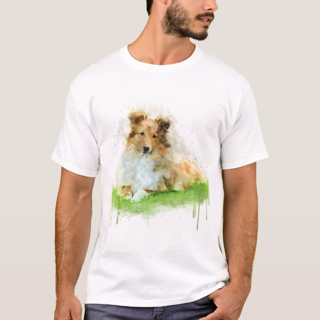 Shetland Sheepdog / sheltie T-Shirt (Front)
