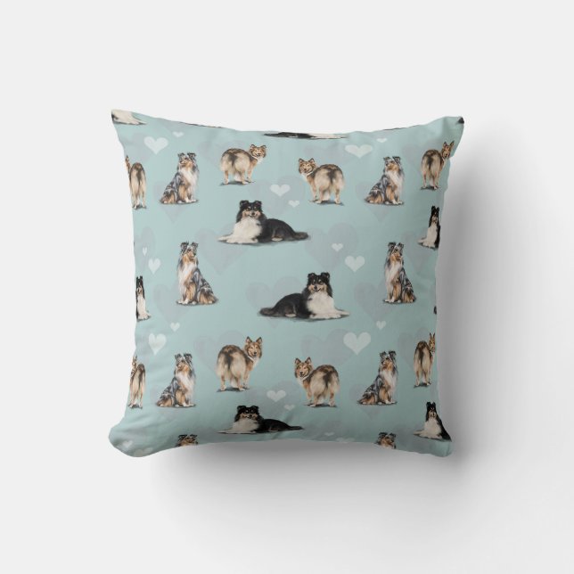 Shetland Sheepdog Shelties  Cushion (Front)