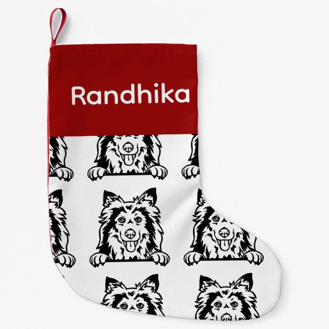 Shetland Sheepdog socks Customised dog Socks - Put (Front)