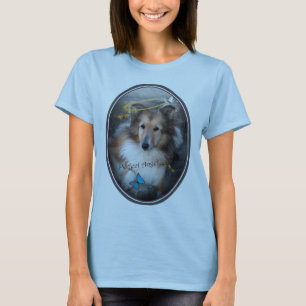Shetland Sheepdog "The Perfect Angel " apparel T-Shirt