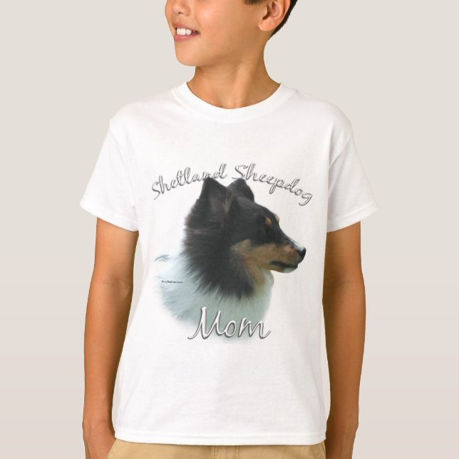 Shetland Sheepdog (tri) Mum 2 T-Shirt (Front)