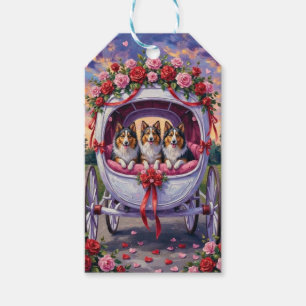 Shetland Sheepdog Valentine's Day  Gift Tags
