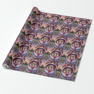 Shetland Sheepdog Valentine's Day  Wrapping Paper
