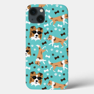 Shetland Sheepdogs Shelties Cute Dog Pattern Case- iPhone 13 Case
