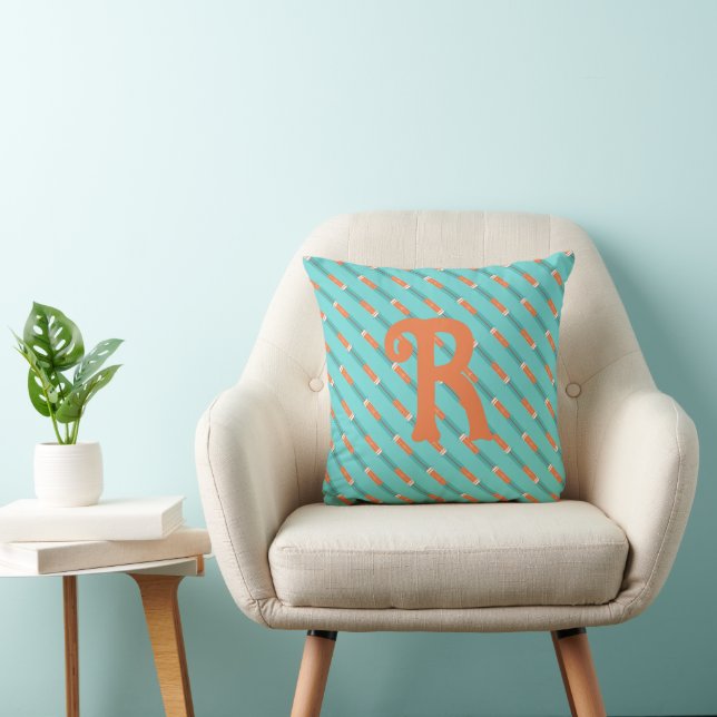 SHEVINE in greens and adobe Cushion (Chair)