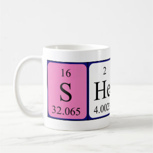 Sheyla periodic table name mug