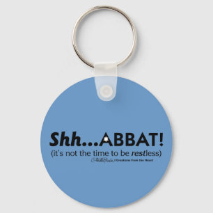 Shh...abbat! Key Ring