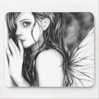 Shh Now Fairy Fae Mouse Pad