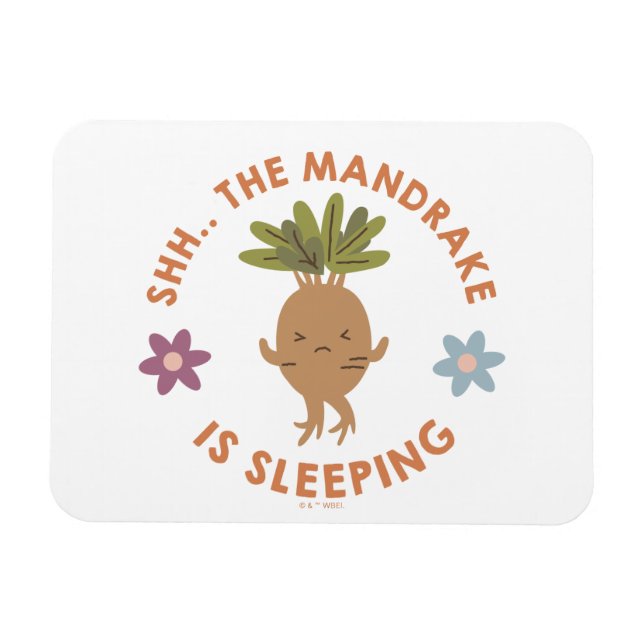 Shh.. The Mandrake Is Sleeping Magnet (Horizontal)
