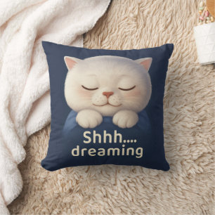 Shhh Dreaming Cat: Cozy Bedtime Bao Bao Sticker Cushion