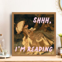 Shhh I'm Reading Altered Art, Maximalist Bookish