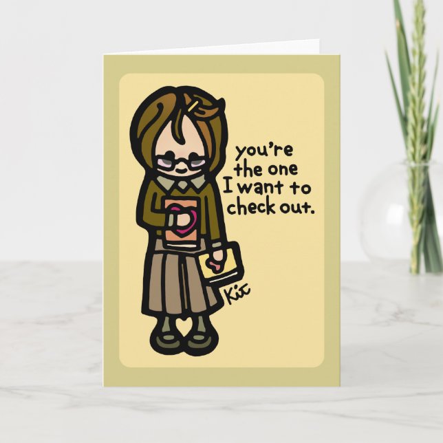 shhh I'm reading. Card (Front)