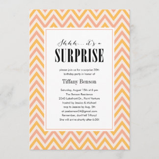 Shhh… it's a Surprise Party Invitations