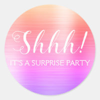 Shhh! Surprise Birthday Party - Rainbow