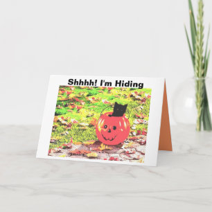Shhhh! I'm Hiding Card