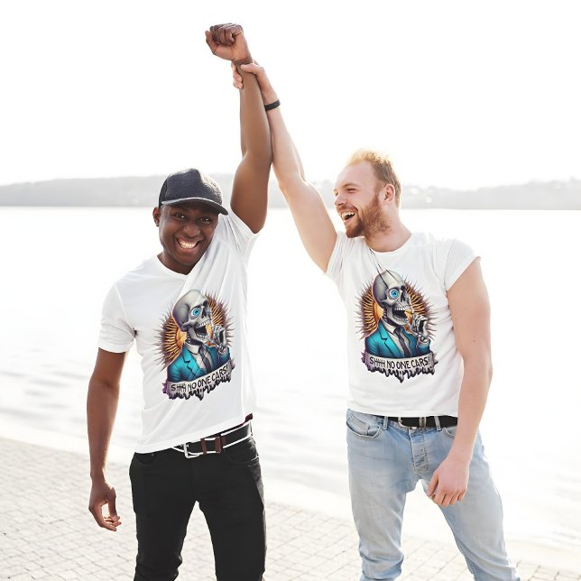 SHHHH... No One Cares The Dapper Skeletons T-Shirt (Creator Uploaded)