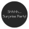Shhhh...Surprise Party Sticker