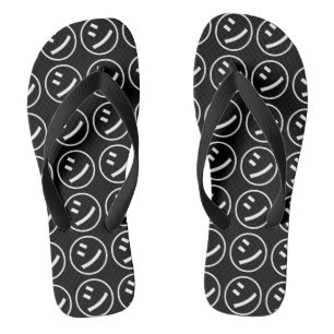 ㋛ Shi Kana Katakana Smiling Emoji / Emoticon Jandals