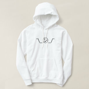 Shi Kana Shrug Emoticon ¯\_㋛_/¯ Japanese Kaomoji Hoodie