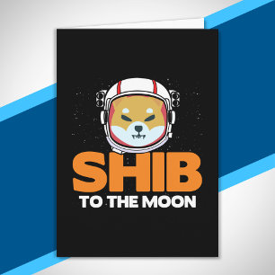 Shib Token Shiba Inu Crypto Meme Coin Moon Dog Card