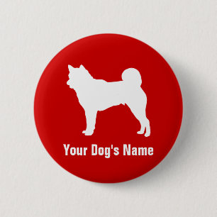 Shiba 柴 6 cm round badge