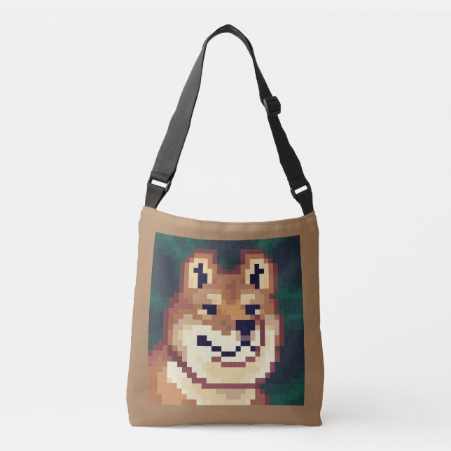 Shiba bag pixel art (Front)