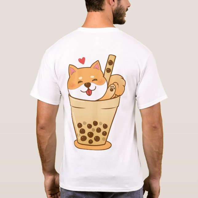 Shiba Boba T-Shirt (Back)
