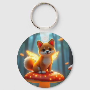 Shiba fairy adventure key ring